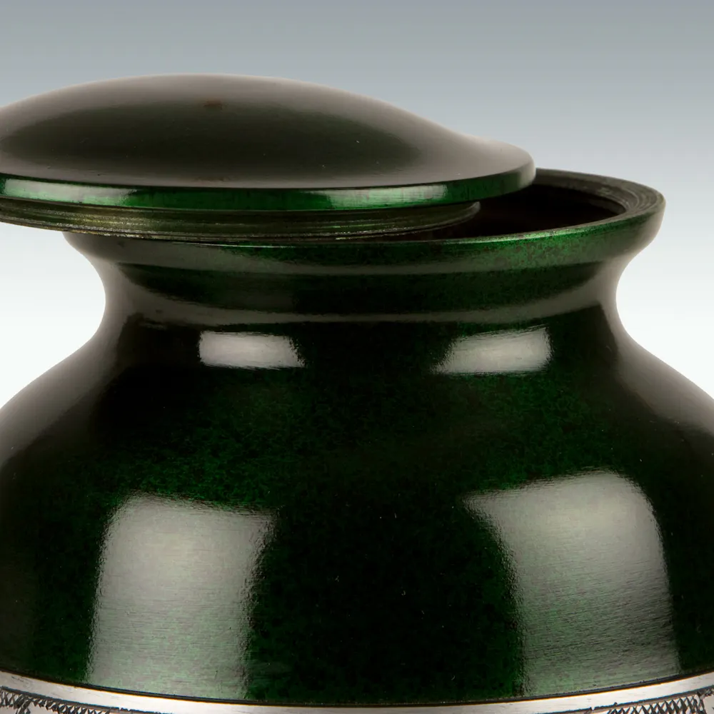 Dark Green Urn - Image 2